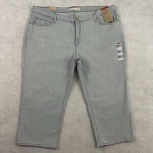 Levis 311 Jeans Womens Size 22W Blue Shaping Skinny Capri Stretch Slimming NEW